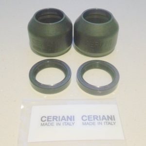 thumbnail image 2 of Vintage 35mm Ceriani R/R Fork Tube Alloy Nuts – 31.1mm OD X 1.25mm Thread (Pair) 2 of 4