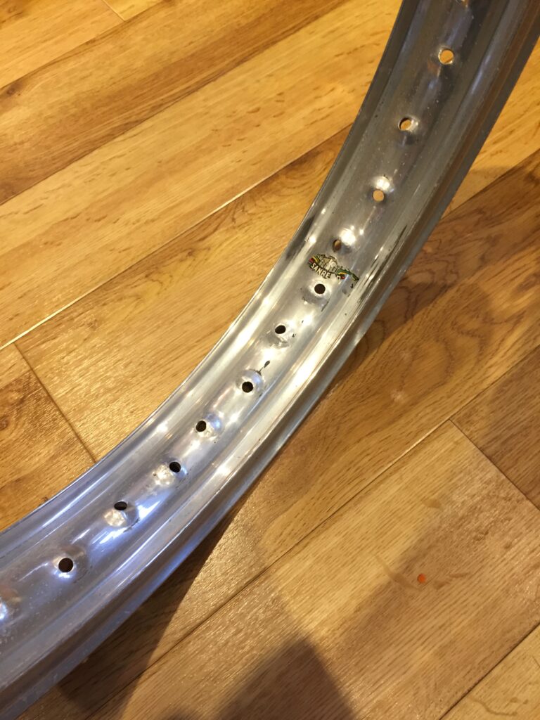 Akront Style Vintage Motorcycle Rim – WM1 1.60 X 21 36-hole Flanged Alloy