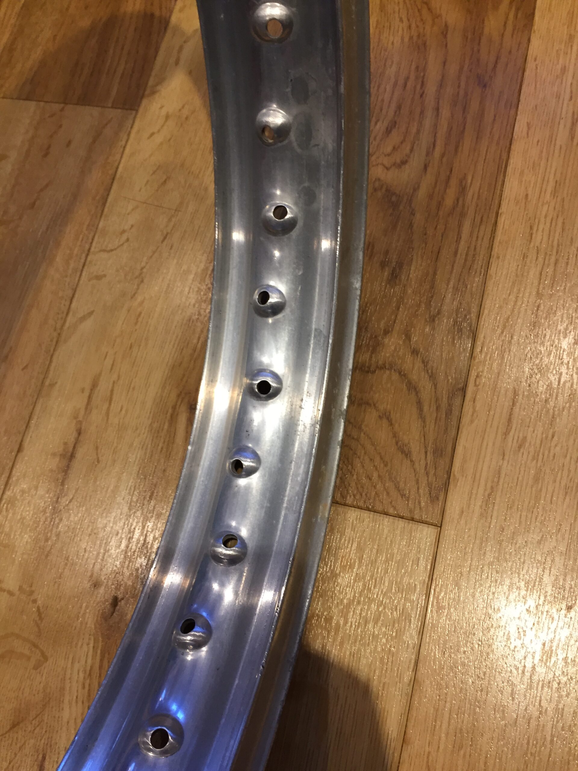 thumbnail image 2 of WM1 1.60 X 21 Vintage Motorcycle Rim - 36 Hole, Akront Style, Flanged Alloy - Italian Style 2 of 2