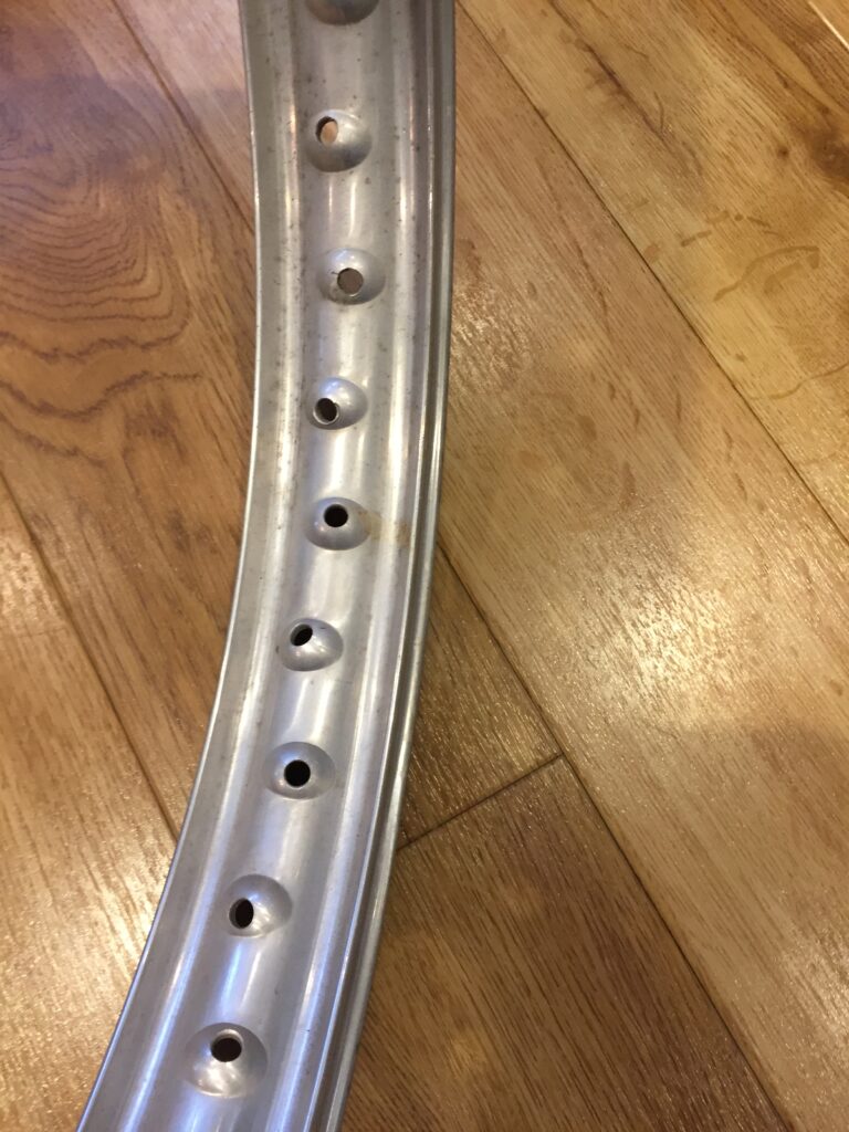 NOS Akront 19 inch x 1.6 – 40 flanged alloy rim (C) – Classic & Vintage ...